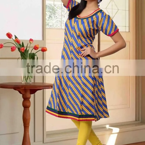 Black & White Latest Kurti Designs for Girls for Stitching 2014 photo-2