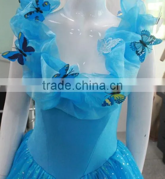 Walson Clothes Apparel 2015 NEW Movie Sandy Princess Cinderella Princess Dress Cosplay Costume Adult photo-3