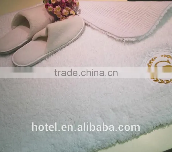 Hotel Embroidery Logo Bath Rug,custom Size Bath Rugs,decorative Bath Rugs photo-2