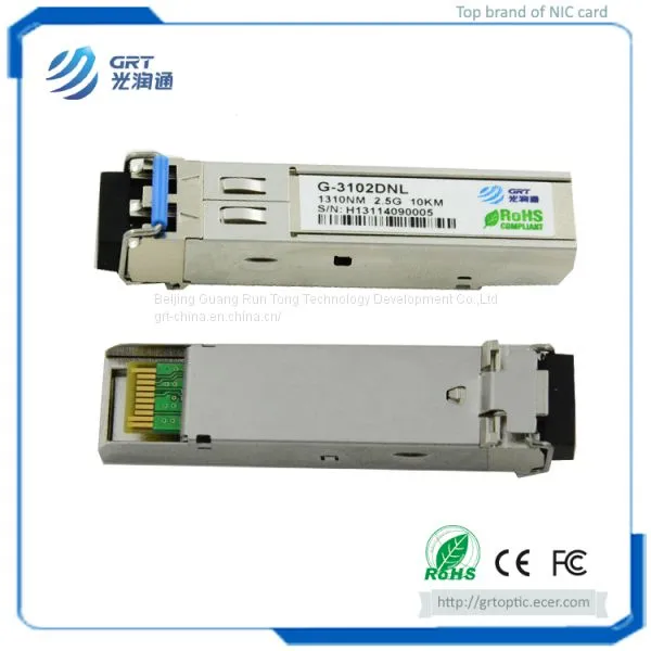 G-3102DNL SFP+ 2.5G 10 км 1310 нм оптический трансиверный модуль на волоконной основе