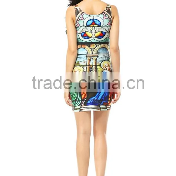 2017 Designer One Piece Dress photo-3