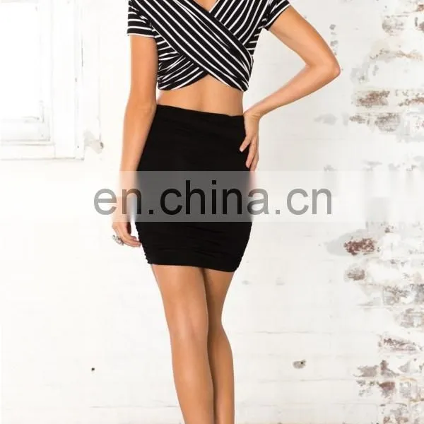An Asymmetrical Hemline and Magic Wrap Skirt, Ladies Short Skirt Designs photo-3