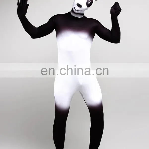 Full Body Polyester Spandex/Lycra Zentai Costume Panda Halloween Suits photo-4