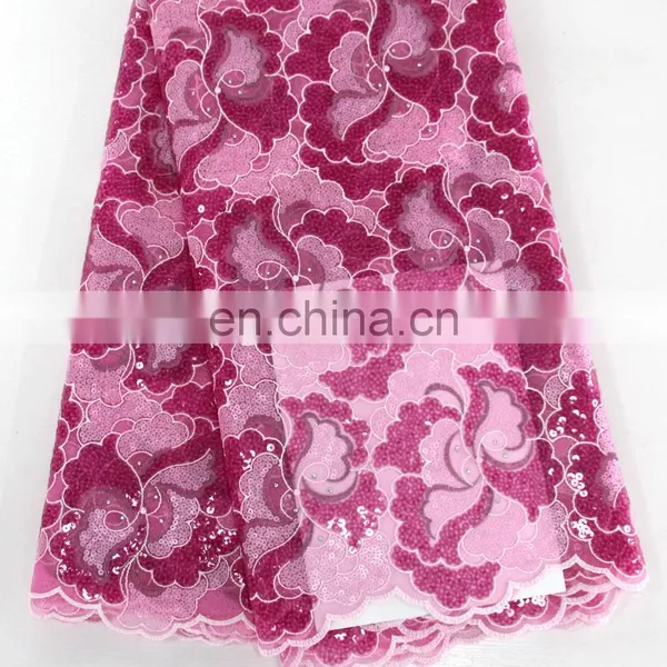 Newest Fashion Lace Designs for Party Wedding Dress African Organza Lace Fabrics Textile Embroidery Beige Punjabi Women Fabrics photo-2