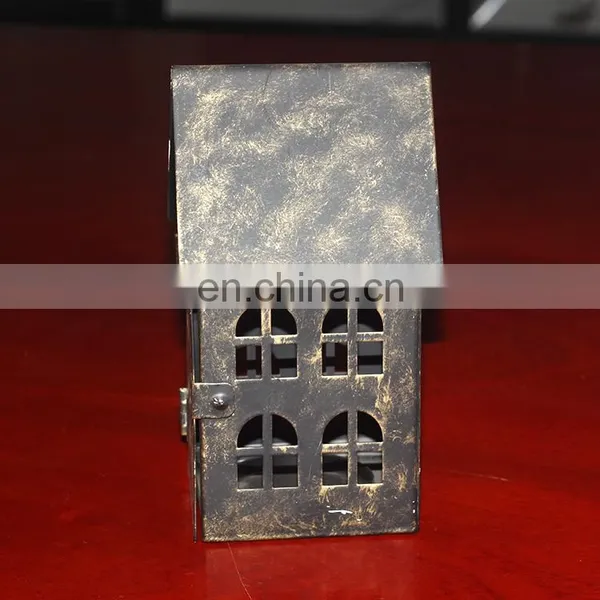 Vintage Style Hand Made Little House Candle Holder photo-3