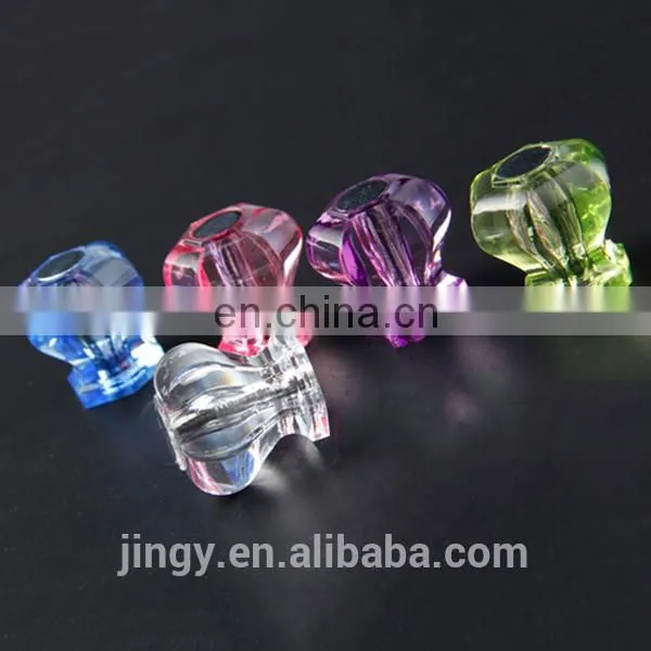 Pretty Colorful Clear Acrylic Shower Door Pull Handle