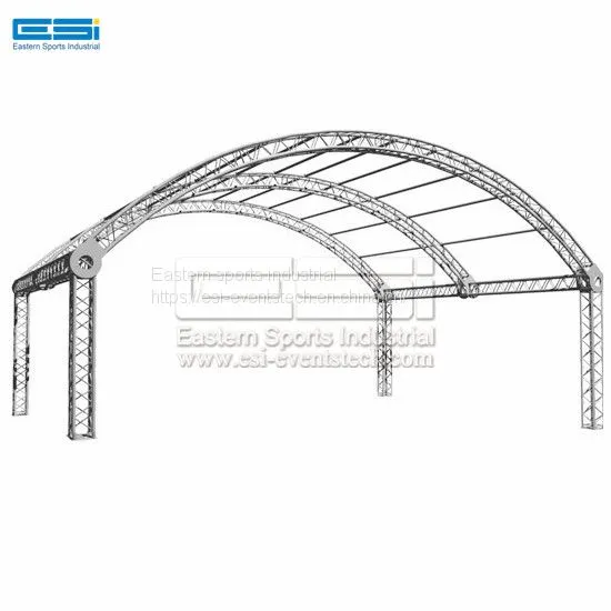 Factory Lower Price Aluminum Circle Circular Round Outdoor Concert Show Event Spigot Truss for Sale photo-5