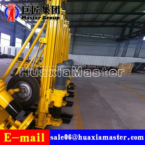 KQZ-180D Wheel Gas-electric Linkage Drill Jack Hammer Dth Drilling Rig for Water Well for Sale photo-3