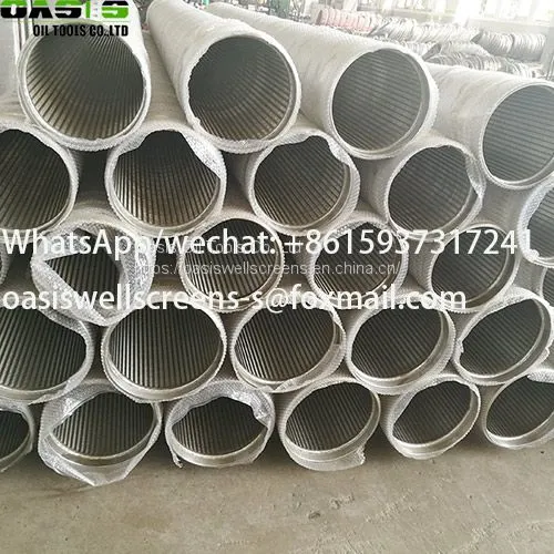 Galvanized Carbon Steel V Shape Profile Wire Wrapped Screen /continuous Slot Johnson Water Well Screens photo-3