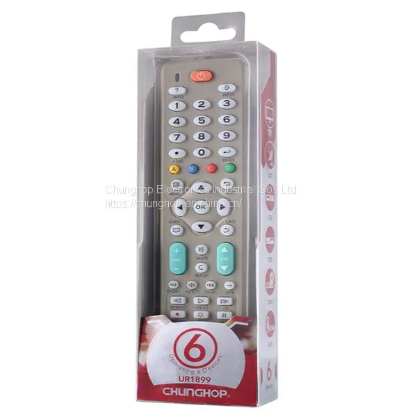 UR1899 TV Universal Remote Control Infrared With Operation 6 Devices With 1 Remote photo-5