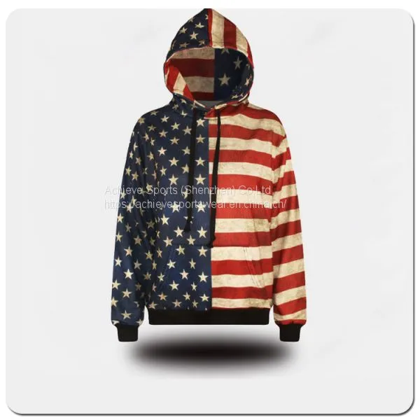 High Quality 100% Cotton Pullover Warm Wholesale Men Custom Printing Embroidery Hoodies photo-3