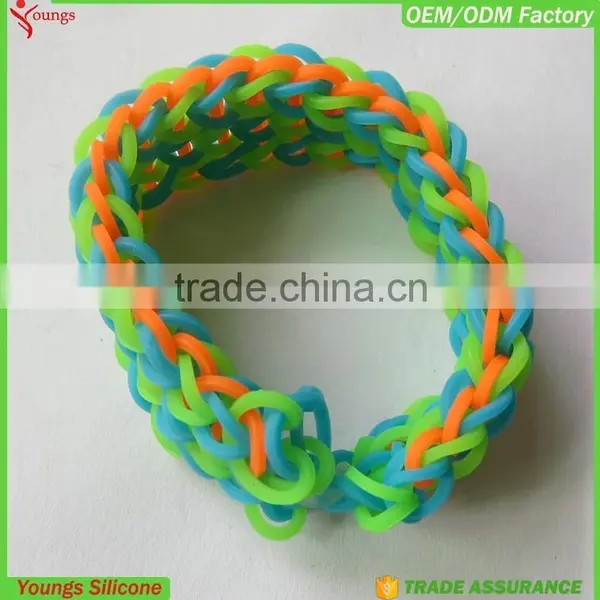 HuiZou Youngsilicone Hottest Sale Bracelet Eco-friendly Silicone Material Wrap Bracelet Braided Silicone Bracelets photo-5