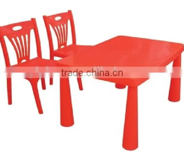 Popular Removable Rectangular Plastic Children Dining Table photo-4