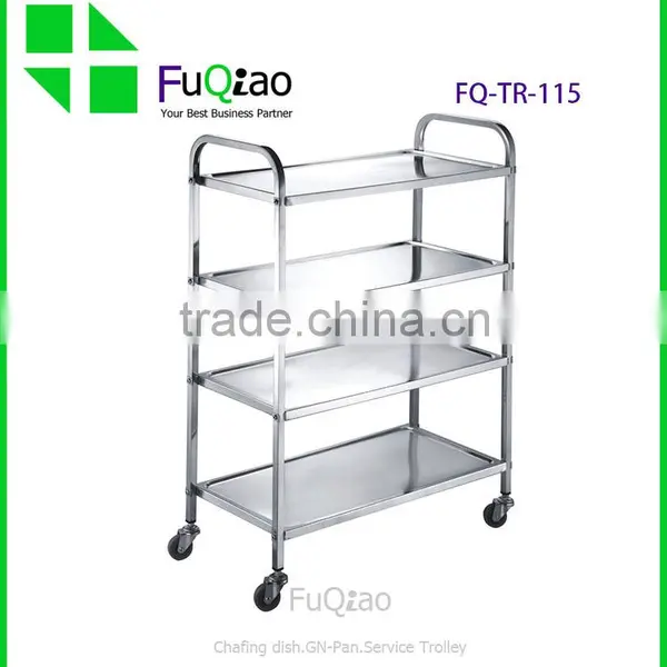 Hotel And Restaurant Stainless Steel Drinks Trolley , Kitchen Trolley , Hotel Room Service Trolleys photo-6