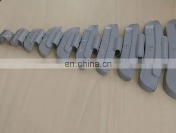 High End zn Clip on Wheel Weights for Steel Alloy Rim 5-60g photo-2