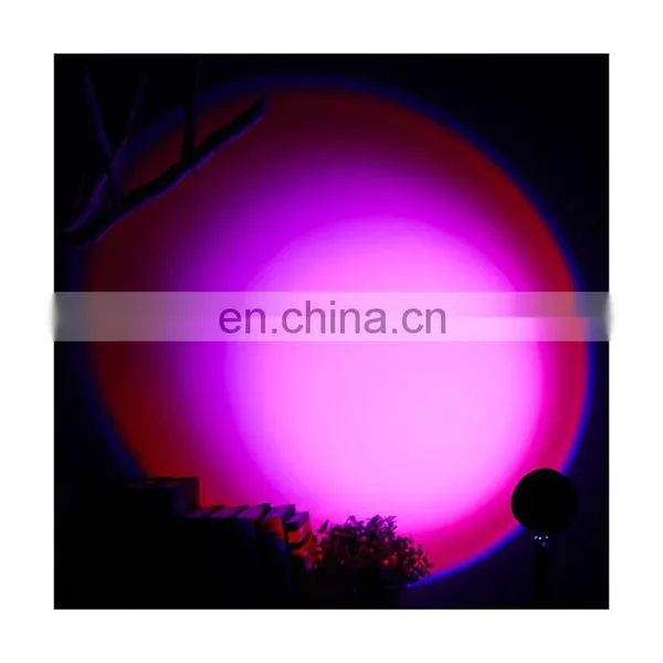 Nordic Mini RGB Sunset Projector Colorful Sunset Light Rainbow Eternal Sunset Projection LED Floor Lamp