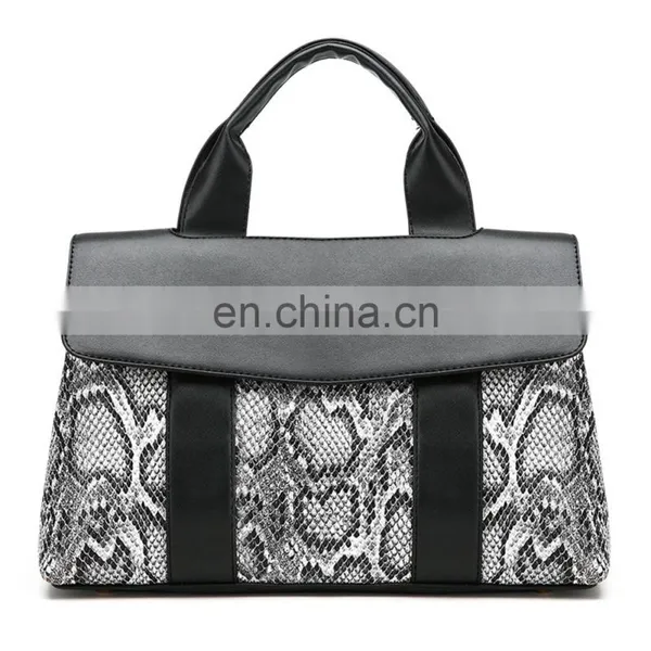 New European And American Fashion Snake Skin Large Capacity Female Bag Single Shoulder Cross-slung Handbag/ photo-3