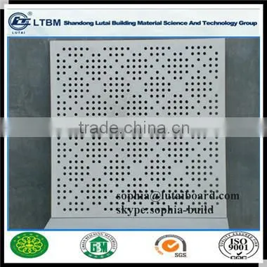 Calcium Silicate Board Back Board Perforated Acoustic Ceiling Panel photo-4