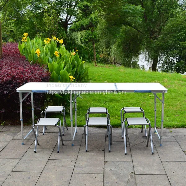 Portable Folding Table Picnic Folding Table Chiars photo-2