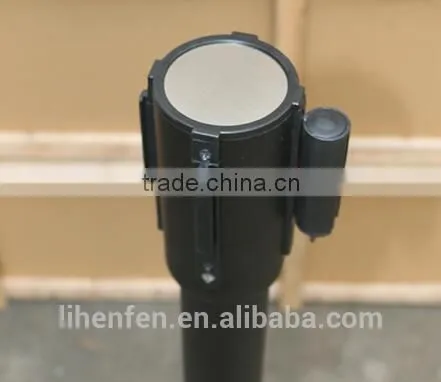 Crowd Control Stanchion/retractable Belt Barrier Stand/metal Queue Post photo-2