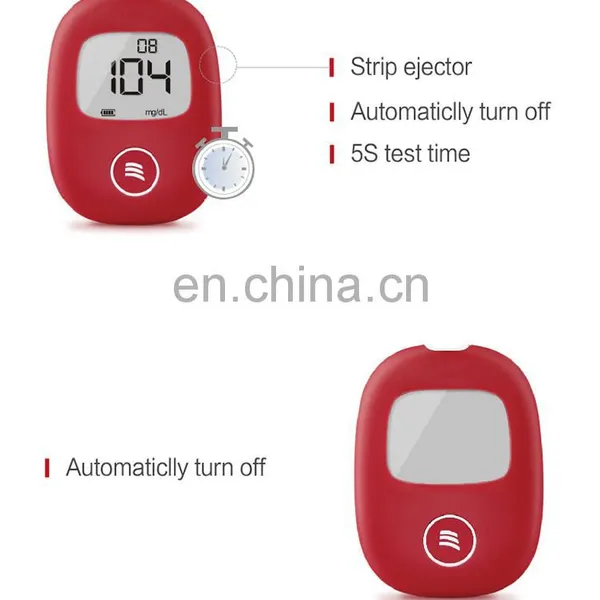 Diabetes Digital Glucometro Blood Gluco Meter,Blood Sugar Monitor Kit Blood Glucose Testing Machine photo-5