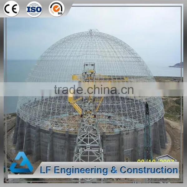 Cost Efficient Space Frame Dome Warehouse Dry Coal Storage Shed photo-4