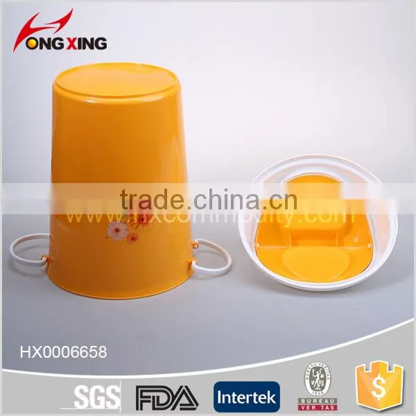 Household Simple Design Plastic Trash Bin With Lid photo-4