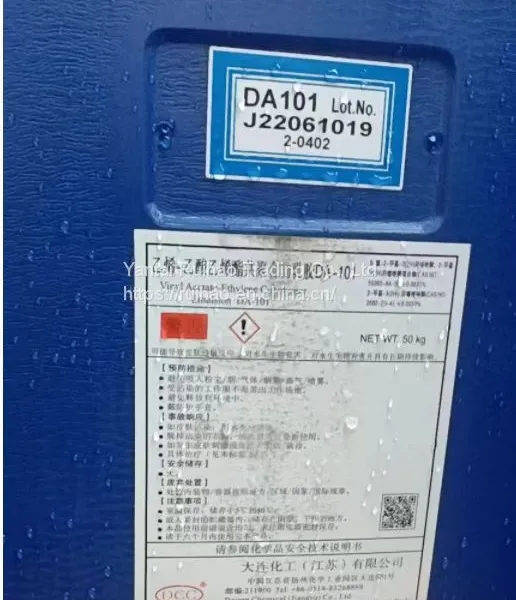 Dairen Chemical Corporation VAE Emulsion DA-101 Adhesive Glue DA101