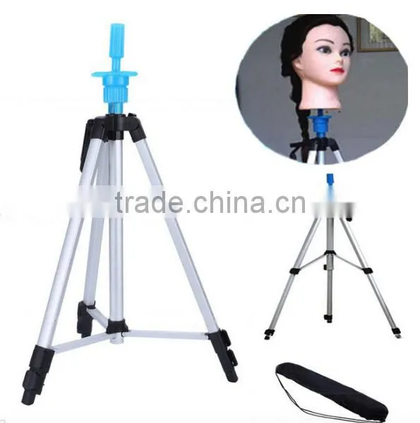 Beiqi Hair Salon Cosmetology Mannequin Tripod For Training Head Doll Stand Holder With Carry Bag for Sale photo-5
