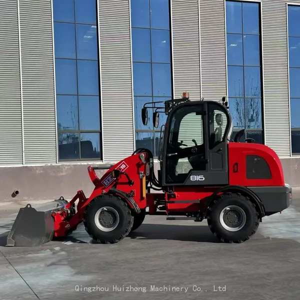 High Power HZM816 1.6Ton Mini Small Compact Wheel Loader With OEM Service for Farming or Construction photo-2