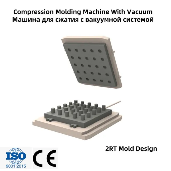 Vacuum Compression Molding Machine 300ton Full Safety Protection photo-4