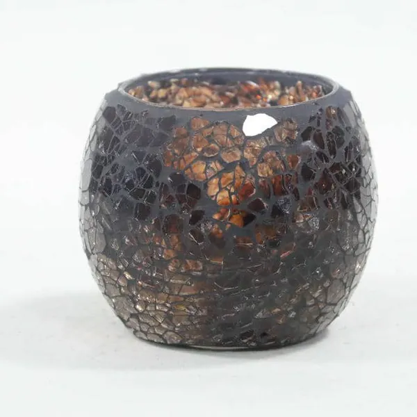 Mosaic Vase Glass Jar photo-3