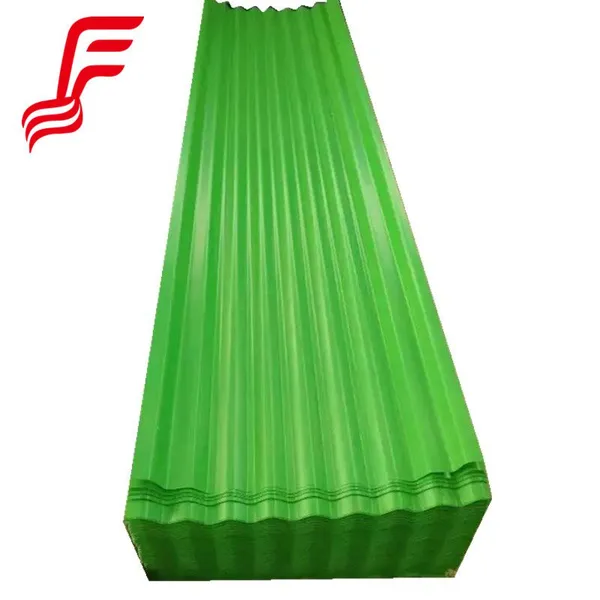 China Factory Supply Metal Material PPGI RAL Color Coated Galvanized Steel Corrugated Steel Roofing Sheet