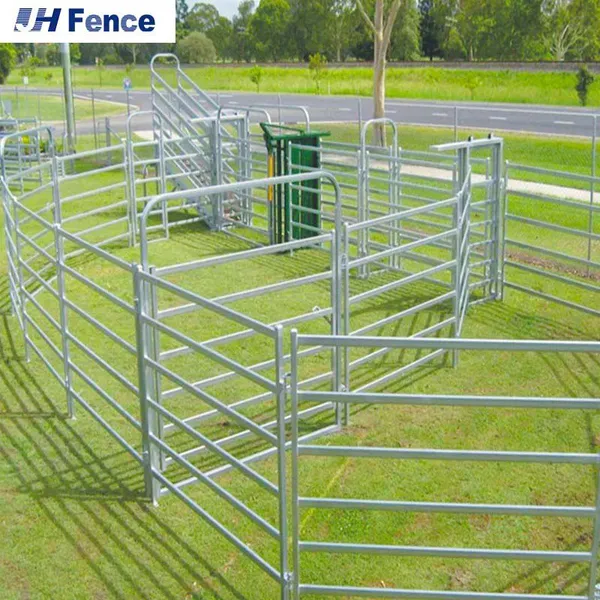 Premium 6 Rail Livestock Cattle Panels Fence Horse Sheep Stockyard Corral Panel Yard photo-5
