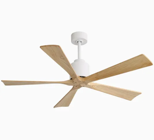 52 Inch Modern Nordic Minimalist Solid Wood Ceiling Fan American Engineering Fan Light Without Light（Wechat:13510231336） photo-2