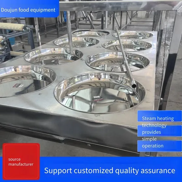 Processing and Production Equipment for Dried Beancurd Sticks, Dried Bean Curd Sheets, and Crispy Bean Curd Rolls. Stainless Steel Steam-type Disc Dried Bean Curd Sheet Machine photo-2
