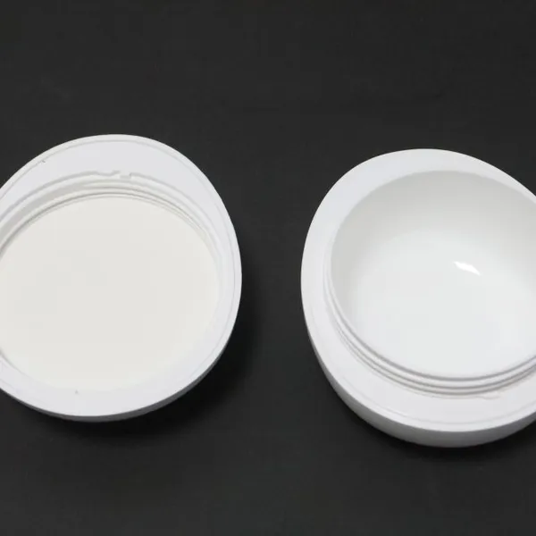 Custom Double Wall Cream Jar IATF 16949 RationalDMIS CMM Verified Flawless Surface Plastic Container Molding Italy