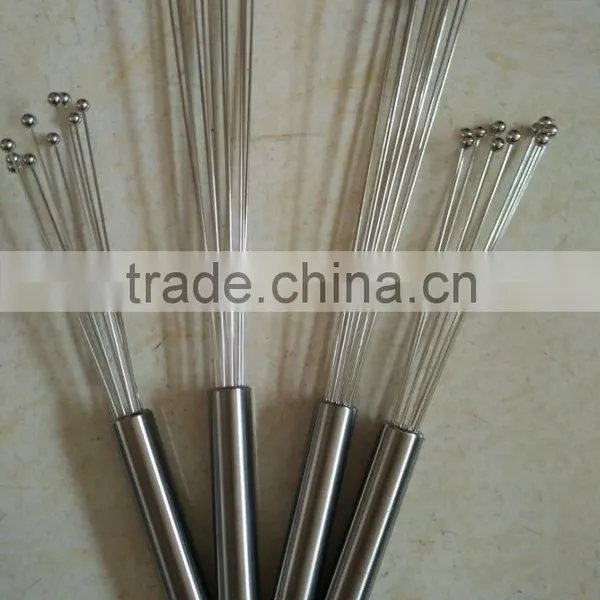 New 10'' /12'' Stainless Steel Egg Beater/egg Whisk Egg Shaker Solid Grip LOGO Embossed photo-5