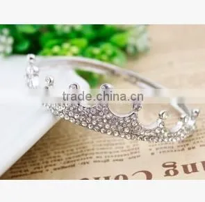 Fashion Jewelry Gold Diamante Crown Bracelet For Fashion Girls photo-2