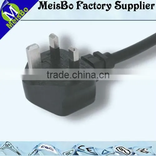 3 Pins U.K. ac Power Cord Plug