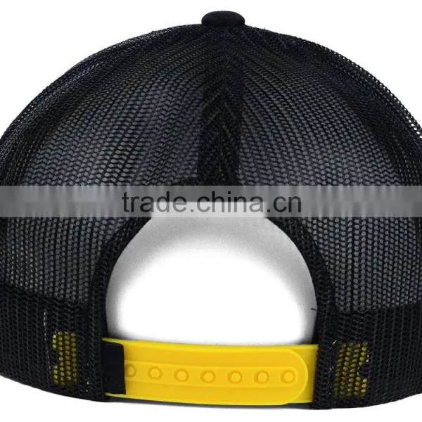 Fashion Customized 5 Panel Cheap Printing Short Brim Sponge Trucker Cap Manufacturer photo-4