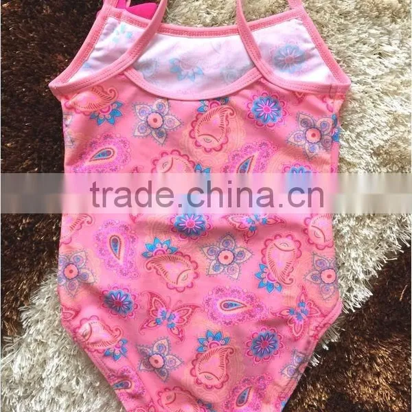 One Piece Colored Children Swimwear for Promotional,kids Swimsuit,baby Swimsuit ,girls Swimwear photo-2