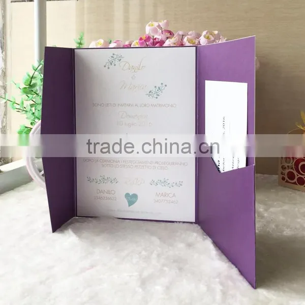 RSVP Card With Envelop Design Invitaiton Card Qj-33 photo-4