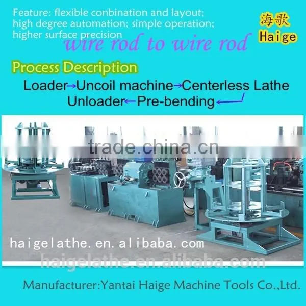 Process Machine Line Professional Manufacturer Combination of Bar Peeling and Straighteing Machine Unit photo-2