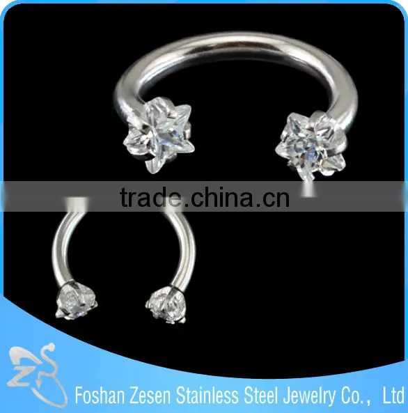 Color Round Shape Body Jewelry Designs Of Nose Rings photo-5