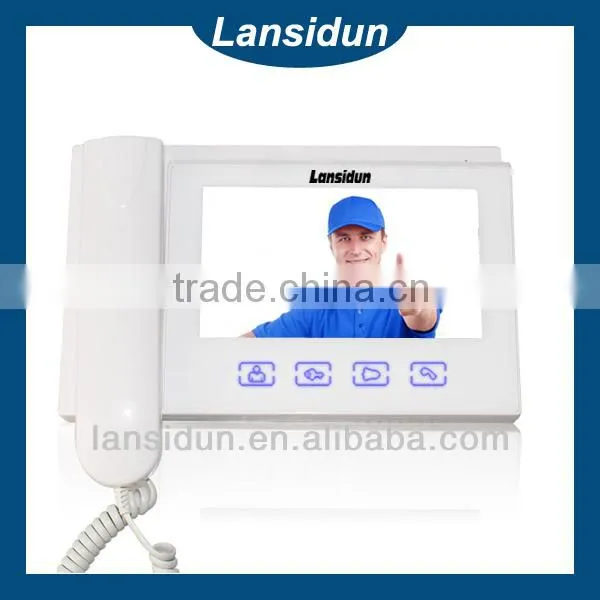 7 inch smart visual digital video 4 wire doorbell