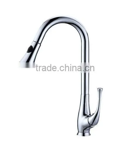 Sink Mixer Tap Chrome Plated Pull Out Kitchen Faucet photo-6