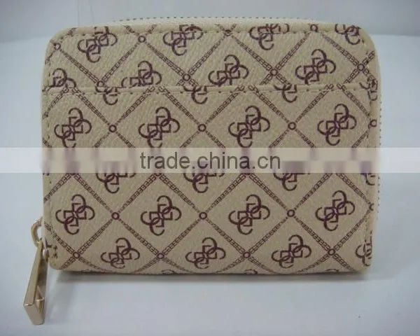 Ladies PU Leather Wallet With Coin Purse Section Holds Credit Card Holder