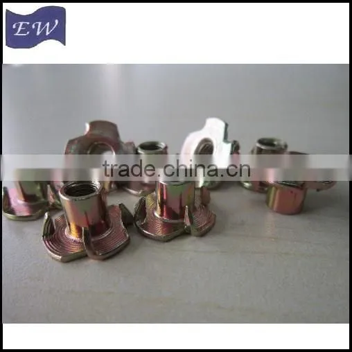 4 Prong Carbon Steel t Nut m8 (DIN1624) photo-2
