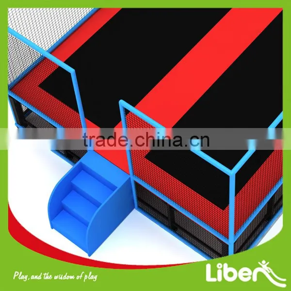 Small Kids Jump Bed With Foam Pit Trampoline Rectangular Sport Play Trampoline Park photo-4